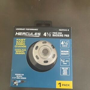 4 1/2 Fiber Disc Backing Pad